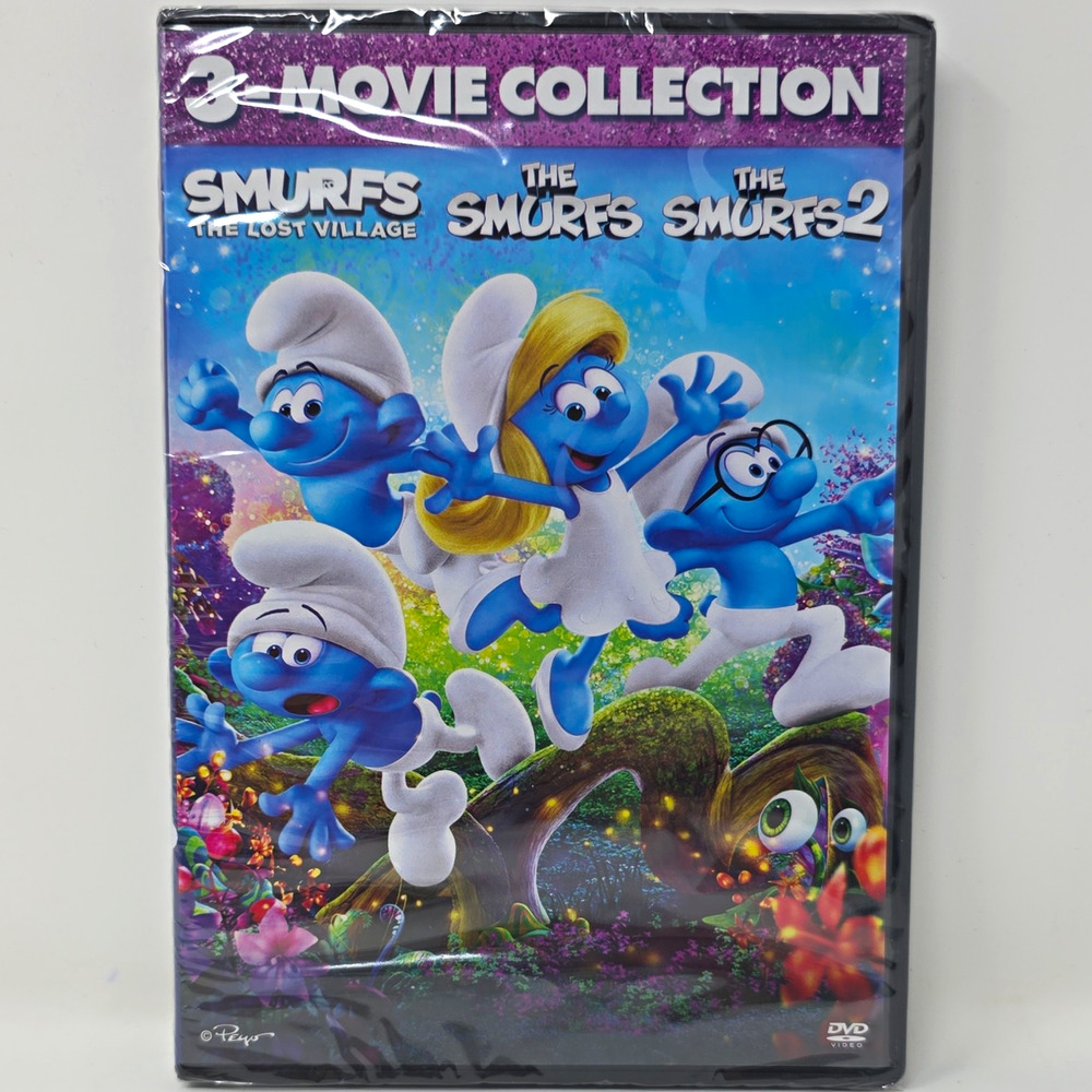 Smurfs 3-Movie Collection DVD 2017 Widescreen PG English/French/Spanish